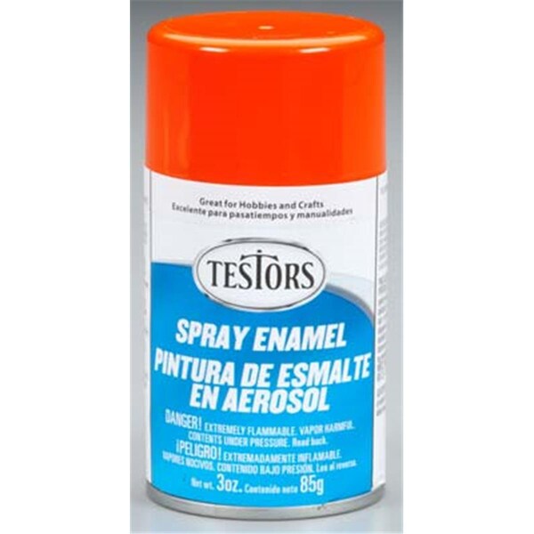 Testors Testors Paints TES1628T 3 oz Testors Spray Competition; Orange